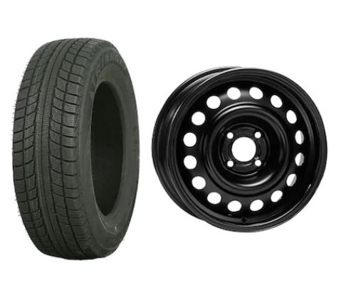 Roata completa Clio B janta otel ALCAR 6530 5.5x14 + anvelopa Iarna Triangle TR777 175/65R14 86T Kit-uri jante + anvelope complete
